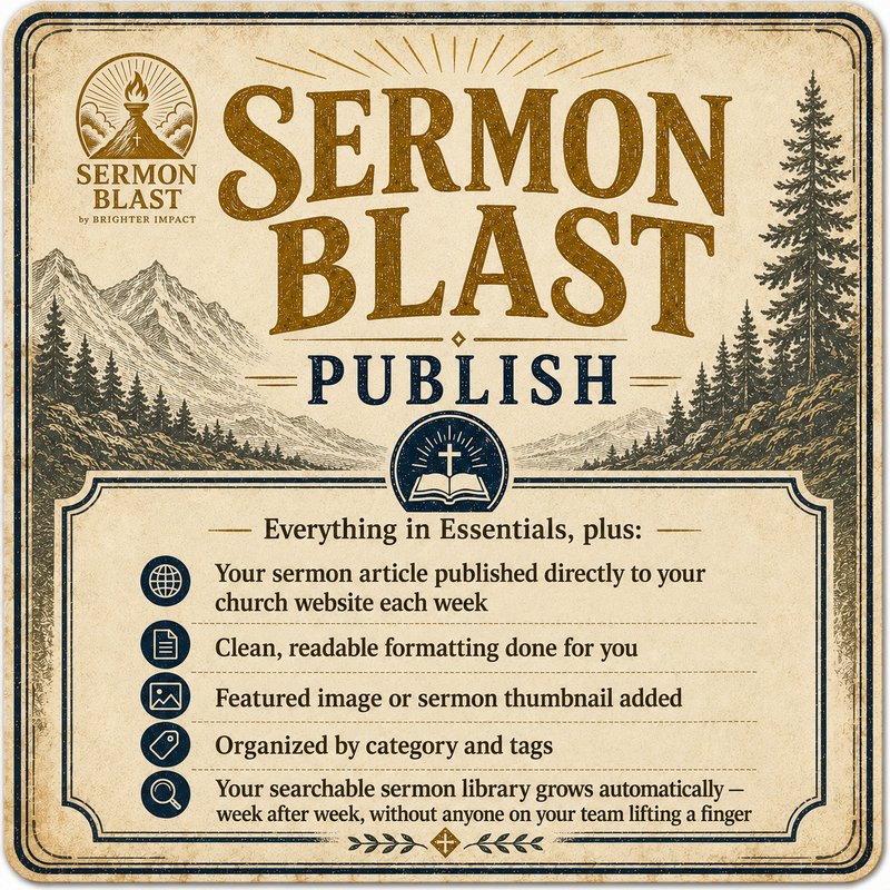 Sermon Blast Publish – Image 1