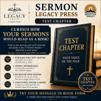 Test Chapter — See Your Sermon Become a Book – Image 1