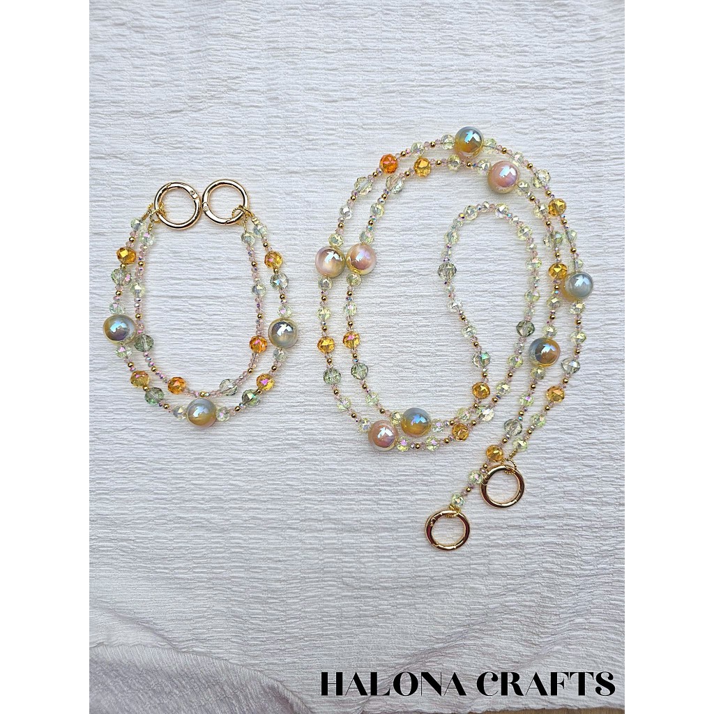 (PDT001I)*Ready Stock* 38 Int'l Women's Day | DIY Mobile / Bag Crystal Strap | Charm | Keychain | Bundle Set | Gift | Bir – Image 1