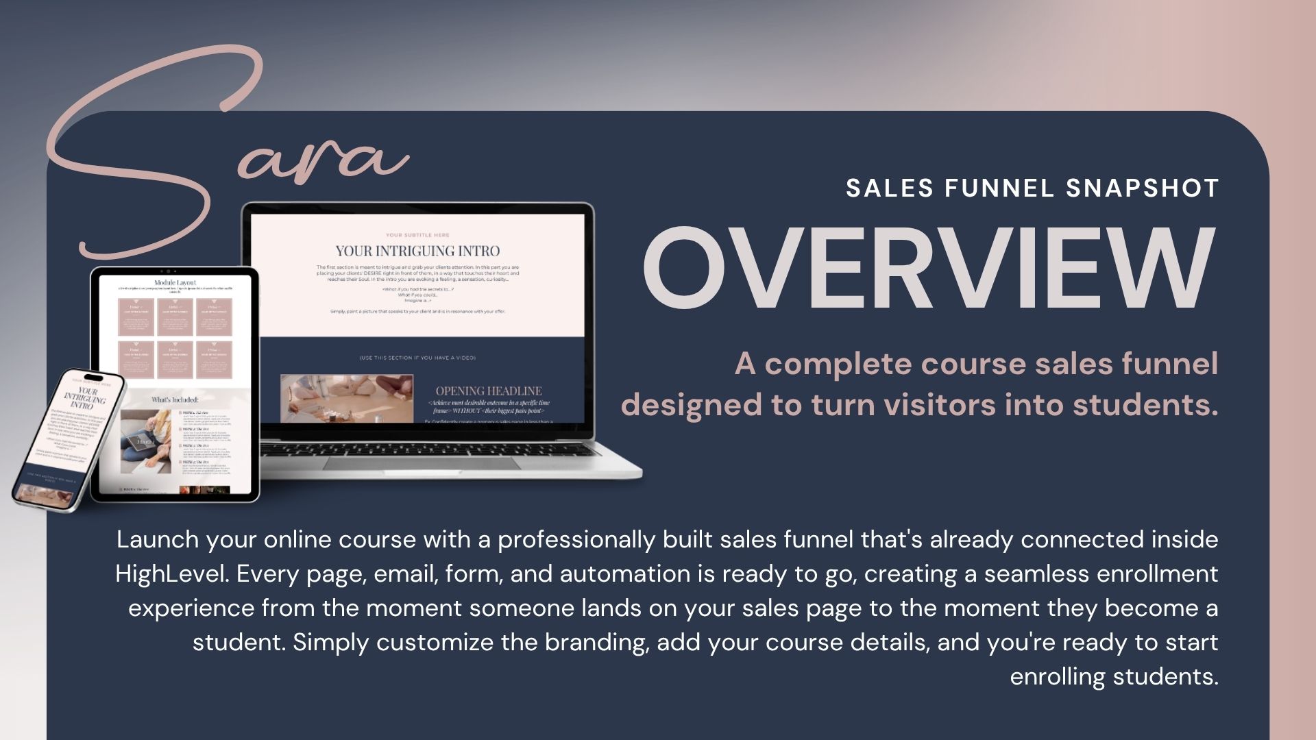 Sara » Course Sales Launch Suite – Image 2