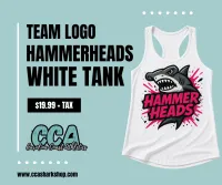 White Team Logo Tank – Image 3
