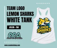 White Team Logo Tank – Image 1
