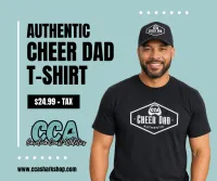 Authentic Cheer Dad T-Shirt – Image 1