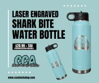 Shark Bite Water Bottle – Image 2