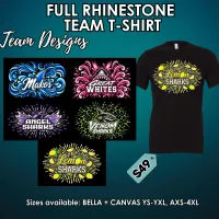 Rhinestone Team T-Shirt – Image 1