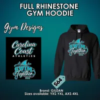 Rhinestone Gym Hoodie – Image 1