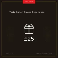 Taste Italian Dining Experience Gift Voucher – £25 – Image 1