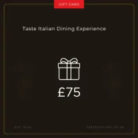 Taste Italian Dining Experience Gift Voucher – £75 – Image 1