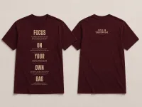 Focus On Your Own Bag T-shirt – Image 2