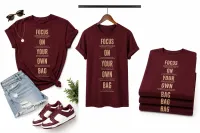 Focus On Your Own Bag T-shirt – Image 3