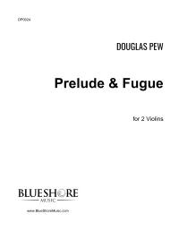 Prelude & Fugue for 2 Violins – Image 1
