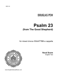 Psalm 23 SSAATTBB – Image 1