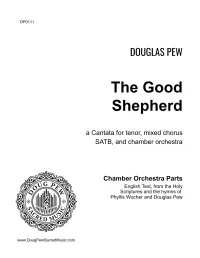 Copy of The Good Shepherd Cantata - parts – Parts