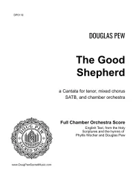 The Good Shepherd Cantata - full score – full score