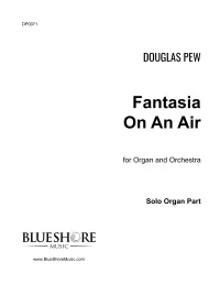 Fantasia on an Air for Organ and Orchestra - soloist score – Image 1