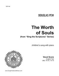 Sing the Scriptures - The Worth of Souls – Image 1