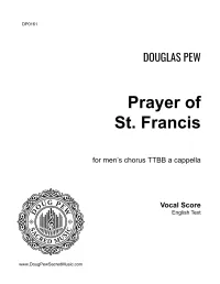 Prayer of St. Frances, TTBB – Image 1