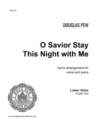 O Savior Stay This Night with Me, Voice & Piano – Image 2