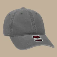 Unstructured 6‑Panel Low Profile Cap – Gray