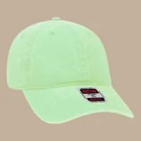 Unstructured 6‑Panel Low Profile Cap – Mint green
