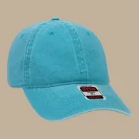 Unstructured 6‑Panel Low Profile Cap – Teal