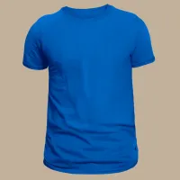 T-shirts with print – Blue, S