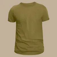 T-shirts with print – brown, S