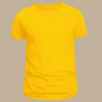 T-shirts with print – yellow, S