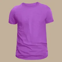 T-shirts with print – purple, S