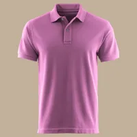 Embroidered polo shirt – M, pink