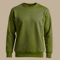 Jackets with Embroidery – army green, S