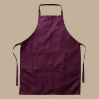 Classic Full Apron  – maroon