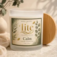 Wax Candle – Calm – 8 Oz / 227G – Image 1