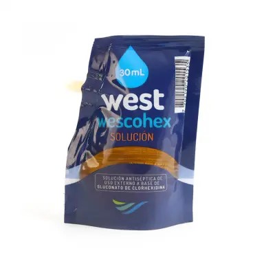 Clorhexidina Solución Antiséptica Wescohex solución – Bolsa 30 ml