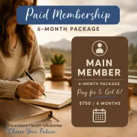 Paid Membership — Main Member | 6-Month Package – Image 1