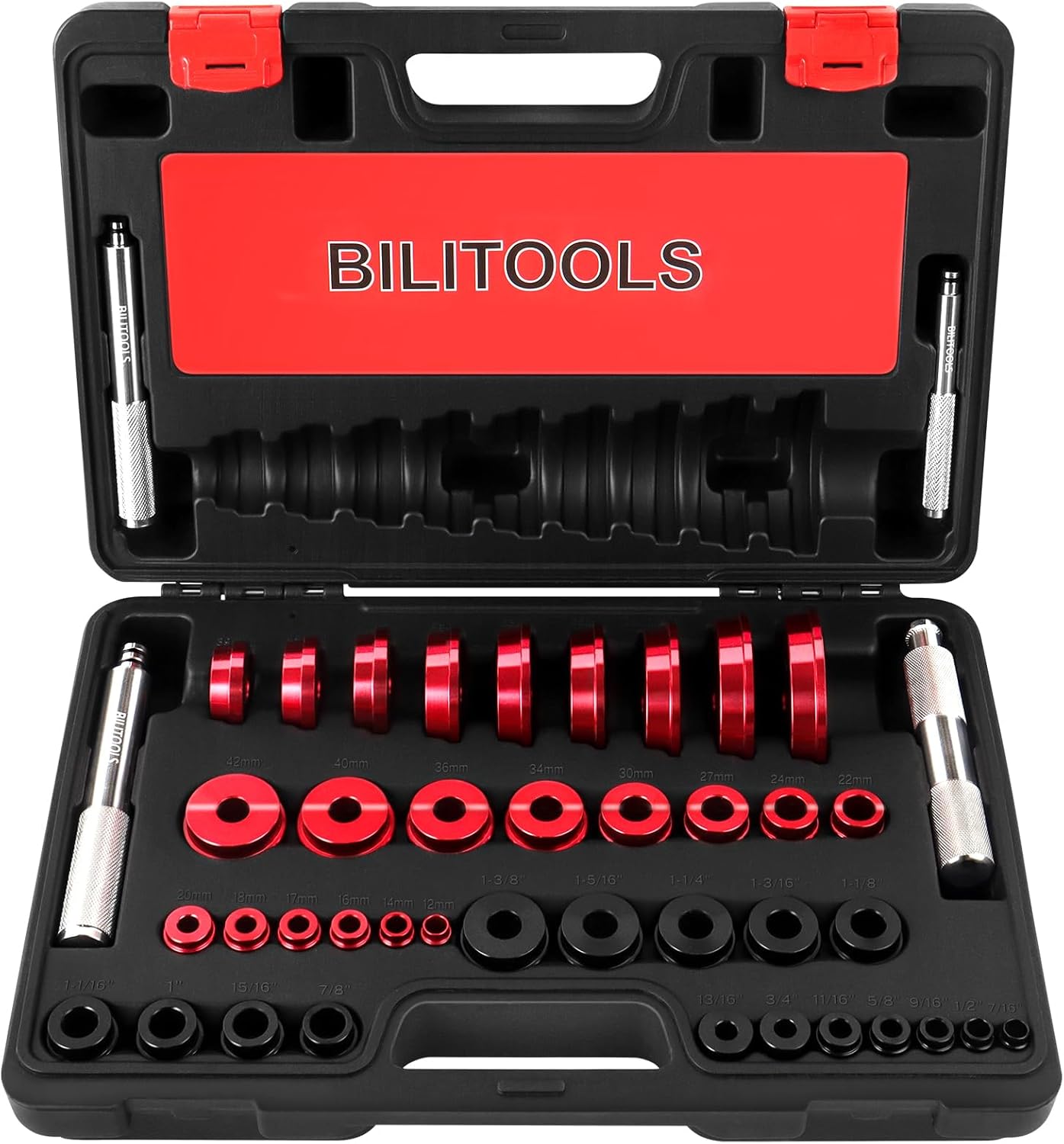 43-Piece Bearing Race & Seal Driver Set – Image 1