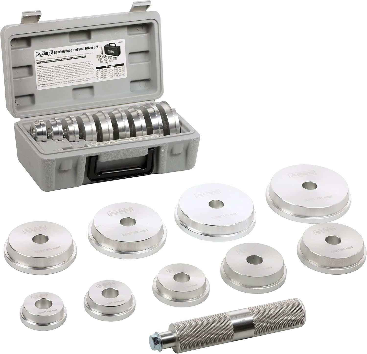 10-Piece Bearing Race Installer Set – Image 1