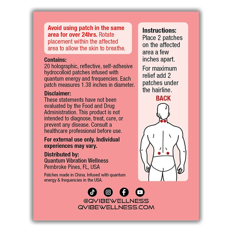 Quantum & Frequency Infused Pain and Inflammation Relief Patches โ Image 6