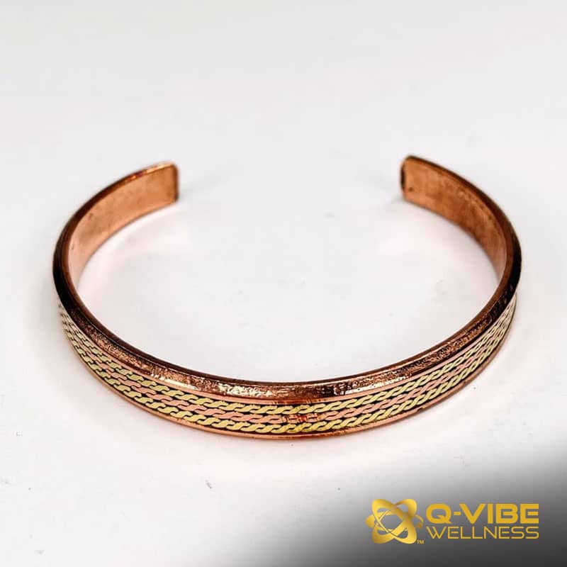 Quantum & Frequency Vortex Copper Bracelet Infused with 528HKs โ Image 4