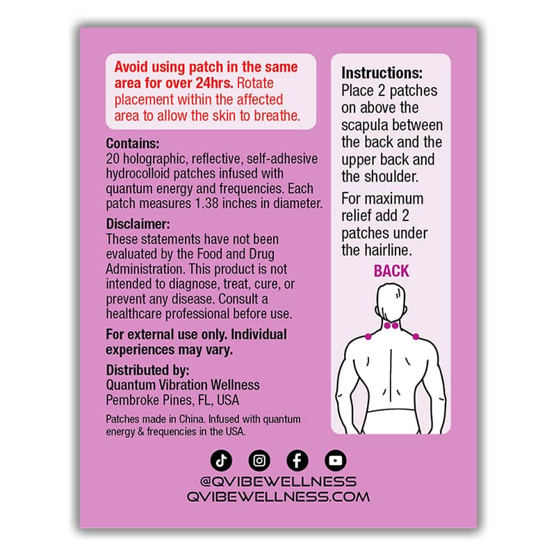 Quantum & Frequency Infused Emotional Wellness Patches – Image 3