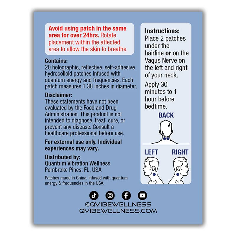Quantum & Frequency Infused Deep Sleep Patches – Image 3