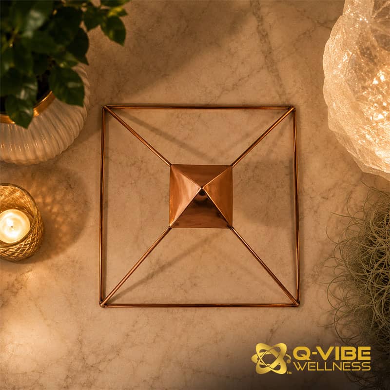 Quantum & Frequency Vortex Copper Pyramid Infused with 11,111HKs โ Image 6