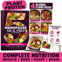 Menopause Meal Prep Cookbook: 132 Plant-Protein Recipes for Women in Perimenopause and Beyond, from One 90-Minute Weekly Prep – Image 1