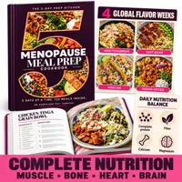Menopause Meal Prep Cookbook: 132 High-Protein Recipes for Women in Perimenopause and Beyond, from One 90-Minute Weekly Prep – Image 1