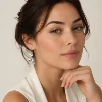 Moon Drop Earrings – Image 6