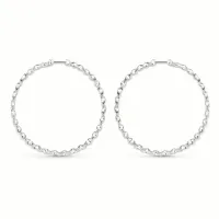 Champagne Twist Hoops – Image 4