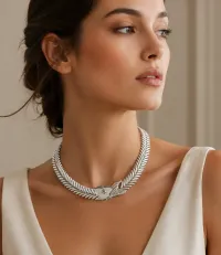 Marina Fishbone Necklace – Image 4