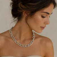 Silver Socialite Necklace – Image 3