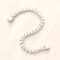 Heartline Silver Bracelet – Image 3
