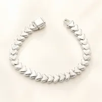 Heartline Silver Bracelet – Image 4